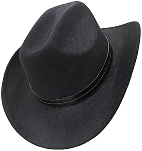 Ковбойская шляпа FGSS Classic Felt-Western для женщин и мужчин с поясом (Large) FGSS