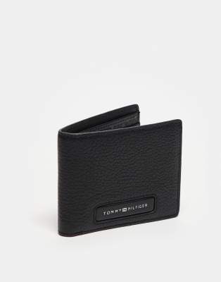 Tommy Hilfiger monogram wallet in black Tommy Hilfiger