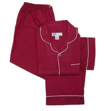 Men's Short Sleeve Long Leg Solid Pajama Set Ten West Apparel