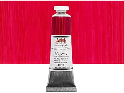 Michael Harding Artist Oil Colours, Magenta, 40ml Tube, 30340 Michael Harding