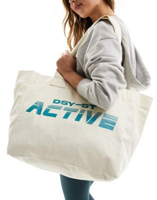 Нейтральная сумка-шоппер Daisy Street Active Swirly Daisy Street