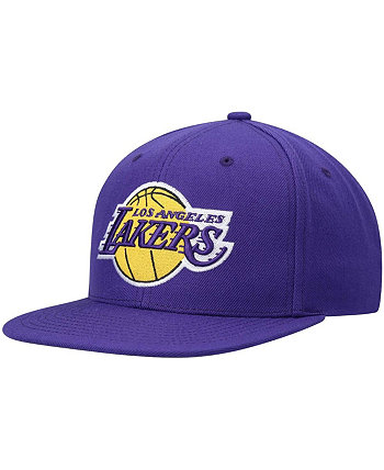 Мужская фиолетовая бейсболка Los Angeles Lakers Ground 2.0 Snapback Mitchell & Ness