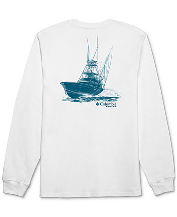 Мужская футболка с длинными рукавами и логотипом Zoom PFG Boat Sketch Columbia