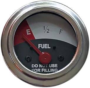 12-volt Positive Ground Fuel Gauge Fits John Deere Tractor AR46271 RE54427 R34262 AT27153 JJAgParts