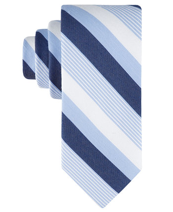 Men's Bianco Classic Stripe Tie Tommy Hilfiger