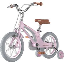 16-Inch Kids' Bike with Training Wheels, Single Speed Cruiser Bike Abrihome