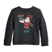 Toddler Girl Disney's Minnie Mouse Holiday Sweatshirt by Jumping Beans® Disney/Jumping Beans