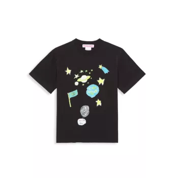 Маленький ребенок &amp;amp; Детская футболка All Over Space Kids Worldwide