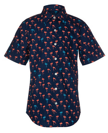 Рубашка из ткани с принтом фламинго Big Boys Barrier Univibe
