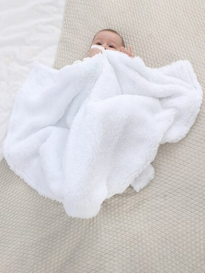 Детское однотонное одеяло SHEIN