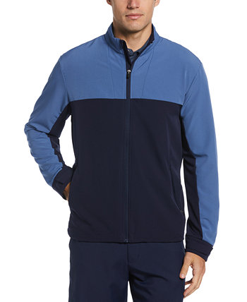 Мужская куртка для гольфа с цветными блоками и молнией спереди Shield Series PGA TOUR