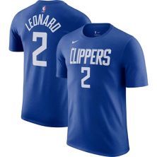 Мужская футболка Nike Kawhi Leonard Royal LA Clippers Icon 2022/23 с именем и номером Nitro USA
