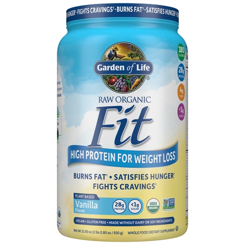 Garden of Life RAW Organic Fit™ High Protein для похудения с ванилью — 2 фунта Garden of Life