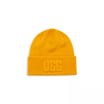 Вязаная шапка с 3D-логотипом UGG