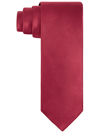 Men's Crimson & Cream Solid Tie Tayion Collection