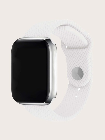 Силиконовый ремешок для Apple Watch с плетеным узором SHEIN