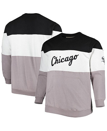 Мужской черный, серый пуловер Chicago White Sox Big and Tall свитшот Profile