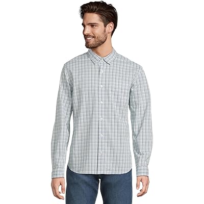 Comfort Stretch Performance Shirt Long Sleeve Slightly Fitted Plaid L.L.Bean