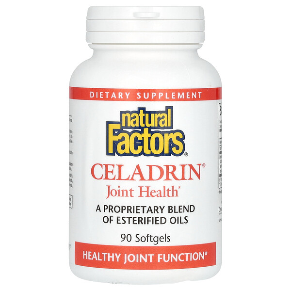 Celadrin, Здоровье суставов - 90 капсул - Natural Factors Natural Factors