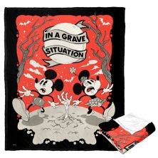 Disney's Mickey & Minnie Mouse Grave Situation Halloween Throw Blanket Disney