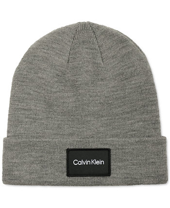 Мужская шапка-бини из ткани с нашивкой-логотипом Calvin Klein