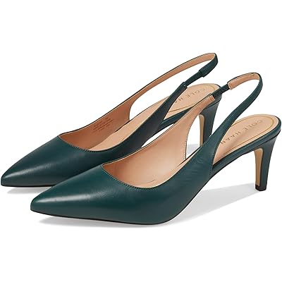 Каблуки Cole Haan Vandam Sling Back 65 мм с леопардовым принтом для повседневной носки и вечеринок Cole Haan