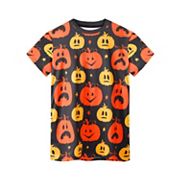 Men's Short Sleeved Party Graphic Tee Pumpkin Printed T-shirt Lars Amadeus