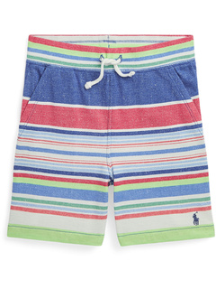Striped Cotton Mesh Shorts (Little Kids) Polo Ralph Lauren