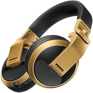 Pioneer DJ HDJ-X5BT-N Over-Ear DJ Headphones with Bluetooth, Gold Pioneer DJ