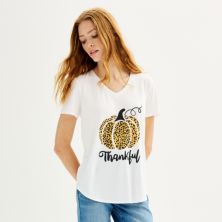 Women's Celebrate Together™ V-Neck Fall Graphic Tee Celebrate Together