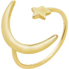 Открытое кольцо с полумесяцем из стерлингового серебра Sterling Forever
