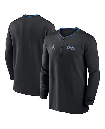 Мужское Худи Jordan UCLA Bruins 2024 Sideline Coach Performance Half-Zip Long Sleeve Top Jordan