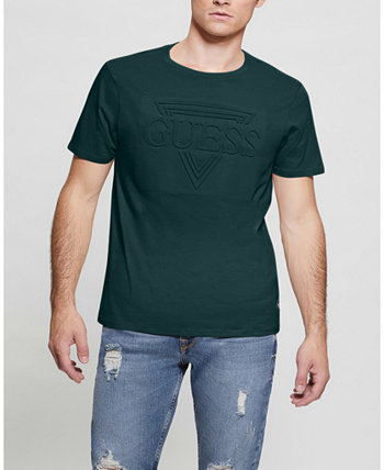 Мужская футболка с тисненым логотипом GUESS