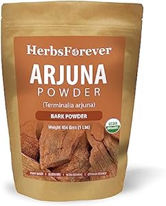 Arjuna Powder (Порошок) – Terminalia Arjuna – Non GMO, Organic, Vegan – 454 GMS Herbsforever