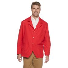 Мужское красное пальто-капюшон с воротником-стойкой и лацканами Red Kap