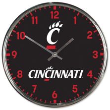 WinCraft Cincinnati Bearcats Chrome Wall Clock Unbranded