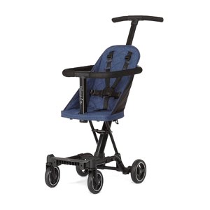 Dream On Me Lightweight and Compact Coast Rider Stroller with One Hand Easy Fold, Adjustable Handles and Soft Ride Wheels, Navy Dream On Me