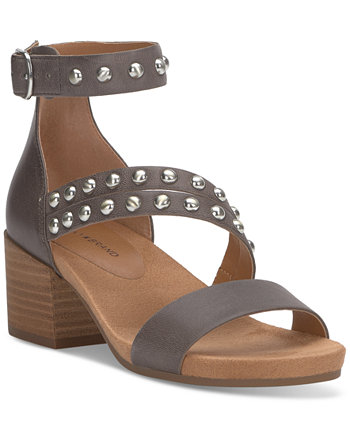 Women's Piah Studded Block-Heel City Sandals Lucky Brand