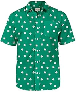 Tipsy Elves Men's Short Sleeve Holiday Button Down Shirts - Funny and Festive Hawaiian Shirts for Men Tipsy elves