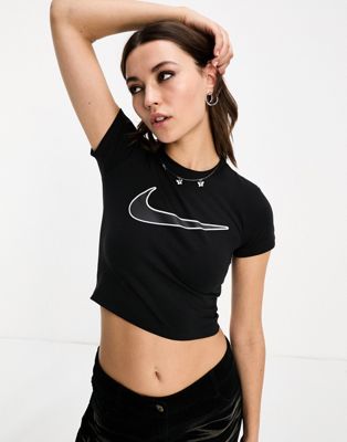 Черная детская футболка Nike Streetwear Nike