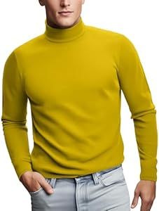 Мужская Базовая майка Zengjo Turtleneck Long Sleeve Zengjo