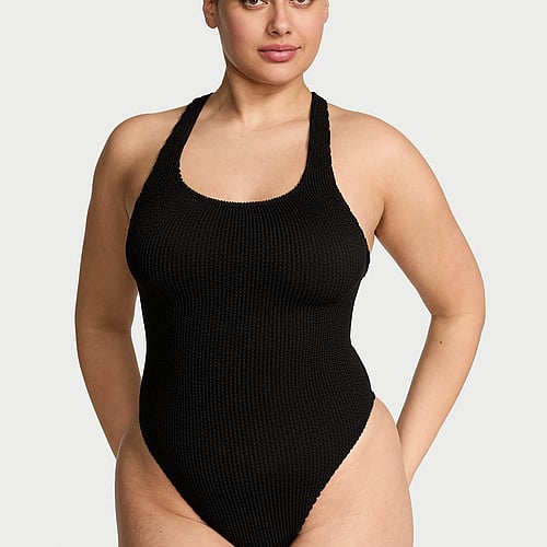 Crinkle  Racerback One-Piece Swimsuit Victoria's Secret Swim