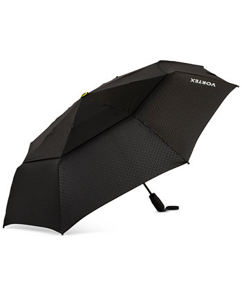 Мужской компактный черный зонт с логотипом SHEDRAIN