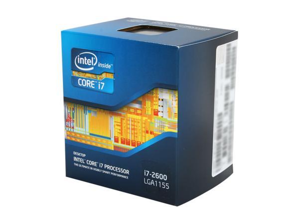 Intel Core i7-2600 - Core i7 2nd Gen Sandy Bridge Quad-Core 3.4GHz (3.8GHz Turbo Boost) LGA 1155 95W Intel HD Graphics 2000 Desktop Processor - BX80623I72600 Intel