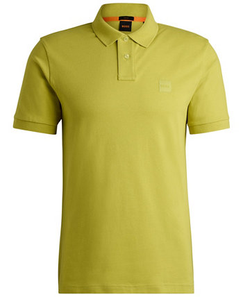 Men's Logo Patch Slim-Fit Polo Shirt BOSS