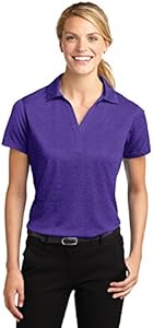 Sport-Tek Ladies Heather Contender Polo. LST660 Sport-Tek