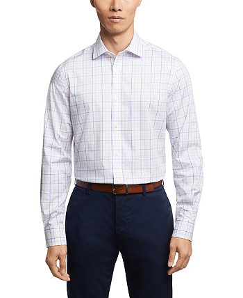 Мужская классическая рубашка из эластичного твила TH Flex стандартного кроя, устойчивая к морщинам Tommy Hilfiger