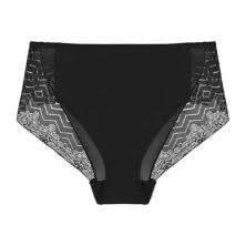 Agnes Orinda Plus Size Panties for Women Underwear Lace Breathable Mid Rise Stretch Briefs 1 Pack Agnes Orinda