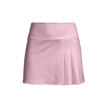 Слива & усилитель; Плиссированные мини-короткие теннисные шорты Soft Berry K-Swiss