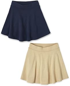 The Children's Place girls Athletic French Terry Skirt 2 Pack The Children"s Place